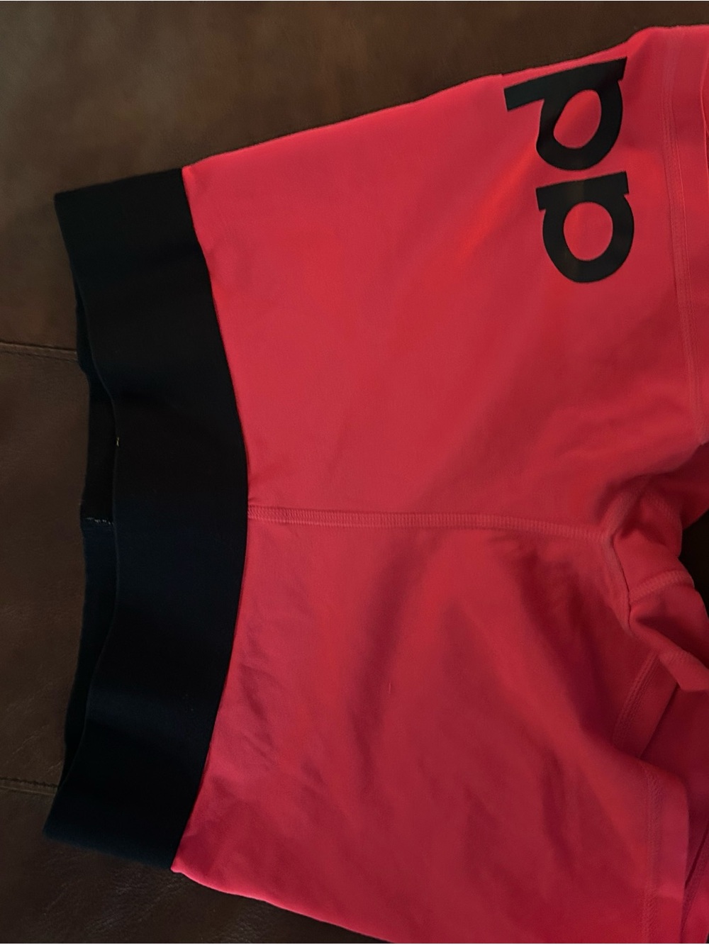 adidas Girls Hot Pink Athletic Shorts with Black Waistband